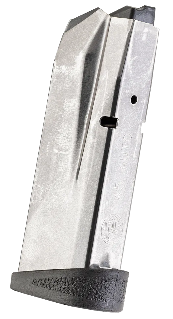 Smith & Wesson 194920000 M&P Compact 8rd 45ACP Black Base Plate Steel