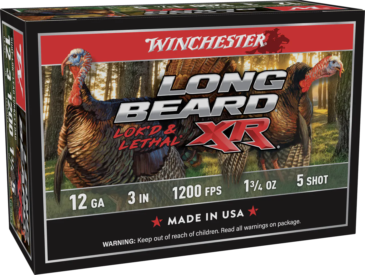 WIN STLB1235N 12G 3" #5 LONGBEARD XR 1-3/4 10/10