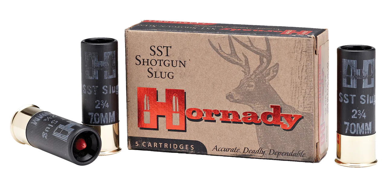 Hornady 86230 Custom Lite 12 Gauge 2.75" FTX Slug Shot 5 Per Box/ 20 Case