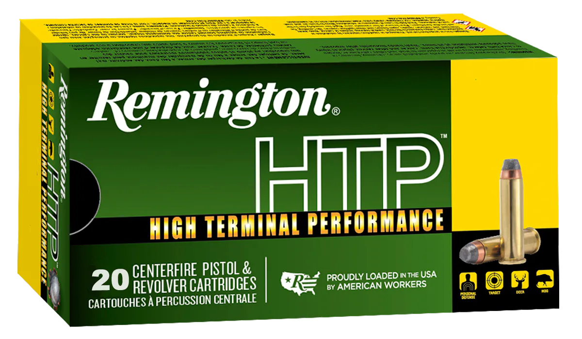 Remington Ammunition 22308 HTP  40S&W 180gr Jacketed Hollow Point 20 Per Box/25 Case