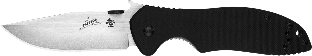 Kershaw 6034T CQC 7K 3.25" Folding American Tanto Plain Satin/Stonewashed 8Cr14MoV SS Blade Bead Blasted/Black G10/SS Handle Includes Pocket Clip