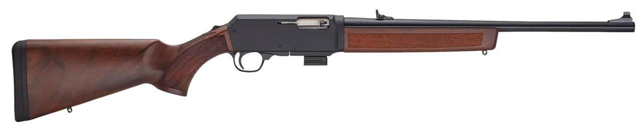 Henry H027N-H9G Homesteader  9mm Luger 10+1 16.37" Blued Steel Barrel, Black Hardcoat Anodize Receiver Drilled & Tapped, American Walnut Fixed Stock