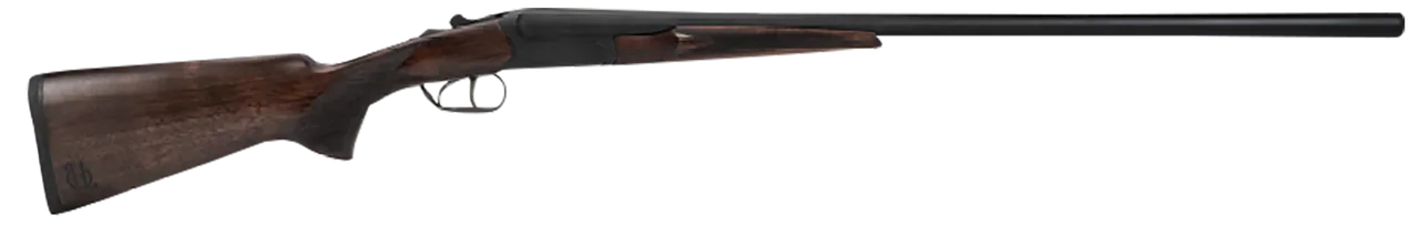 Heritage Mfg BL41028BK Badlander Full Size 410 Bore Break Open 3" 2rd 28" Black Chrome Side By Side Barrel, Black Chrome Receiver, Fixed Turkish Walnut Stock