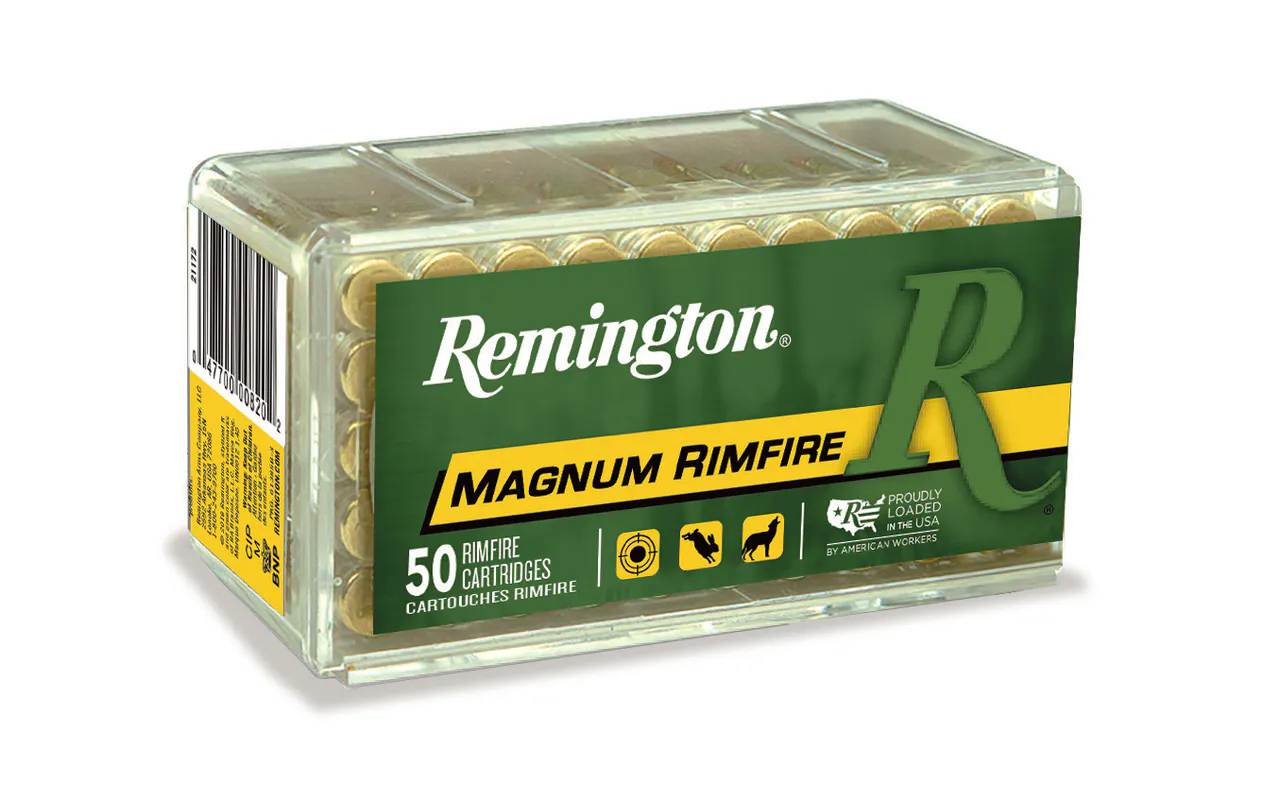 Remington Ammunition 20025 Magnum Rimfire 17HMR 20gr Jacketed Soft Point 50 Per Box/40 Case