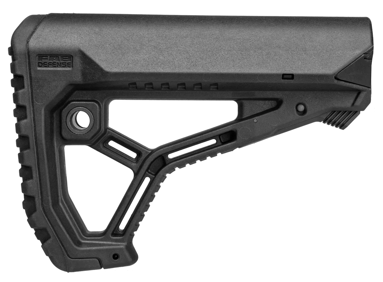 FAB Defense FXGLCOREB GL-Core Buttstock for AR-15/ M4 Black Fiberglass Reinforced Polymer