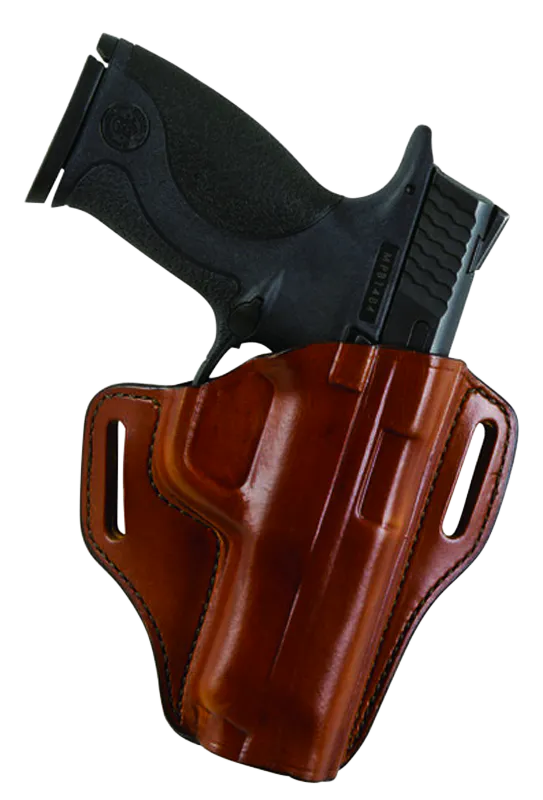 Bianchi 23944 57 Remedy OWB Size 10A Tan Leather Belt Slide Fits Colt 1911 Officer Right Hand