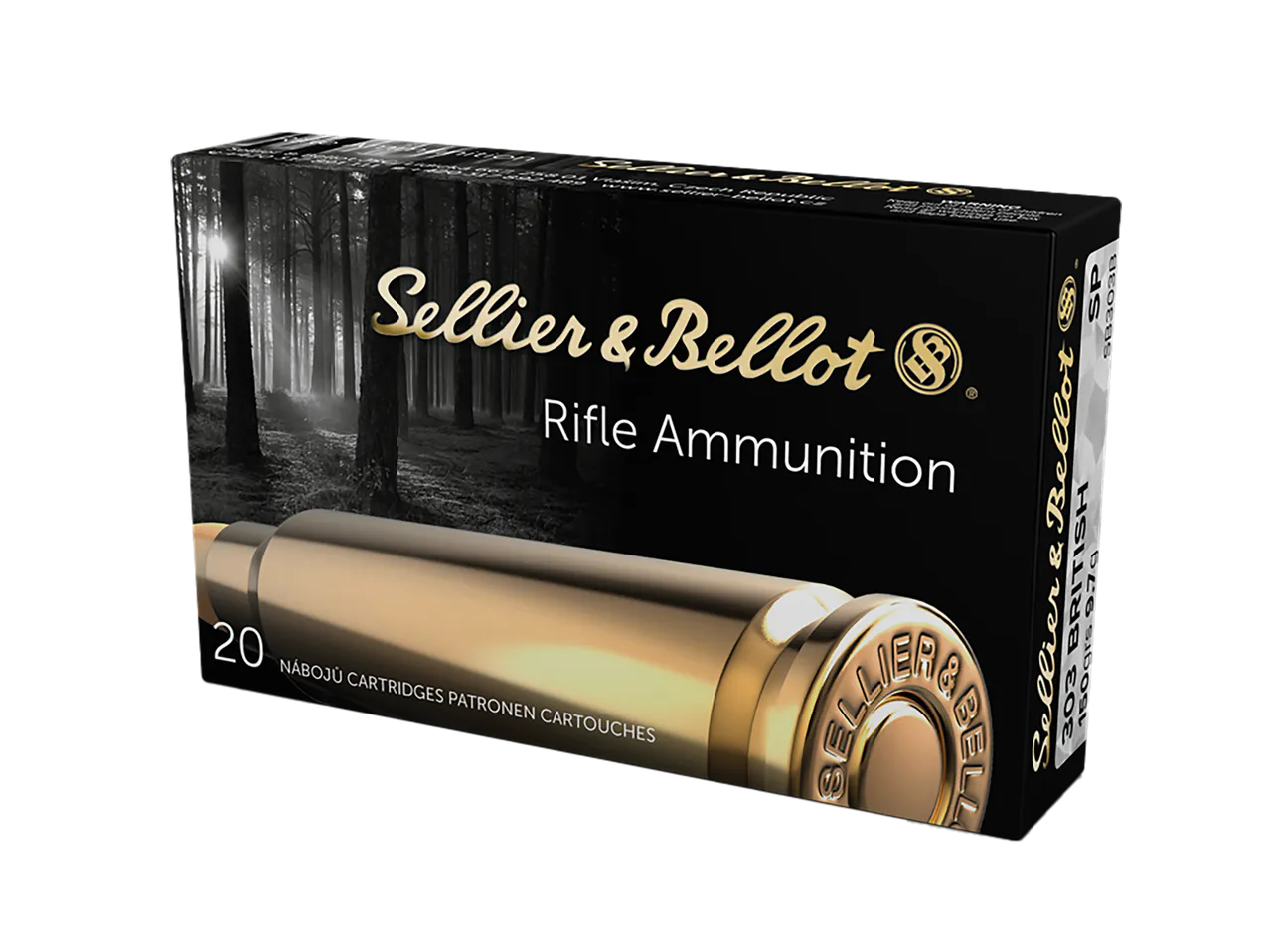 Sellier & Bellot SB303B Rifle 303British 150gr Soft Point 20 Per Box/20 Case