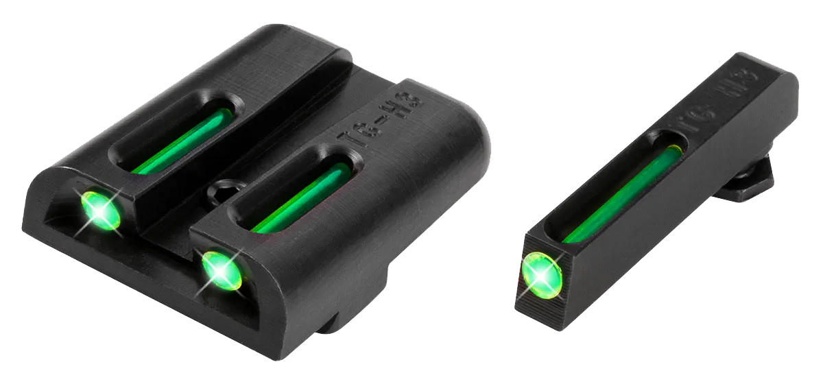 TruGlo TG131XT TFO Green/Tritium/Fiber Optic Front Sight-Green/Tritium/Fiber Optic Rear Sight Springfield Armory XD