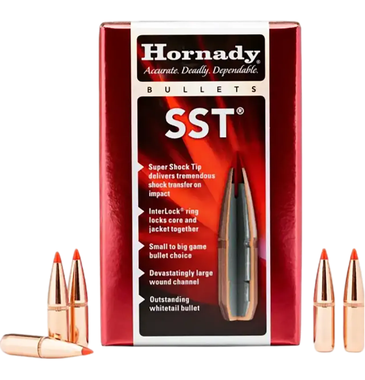 Hornady 3233 SST 8mm .323 170 gr Super Shock Tip 100 Per Box/ 15 Case