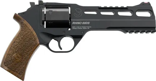 CHIAPPA RHINO 60DS 9MM 6" ADJ. SIGHT BLACK/WALNUT.