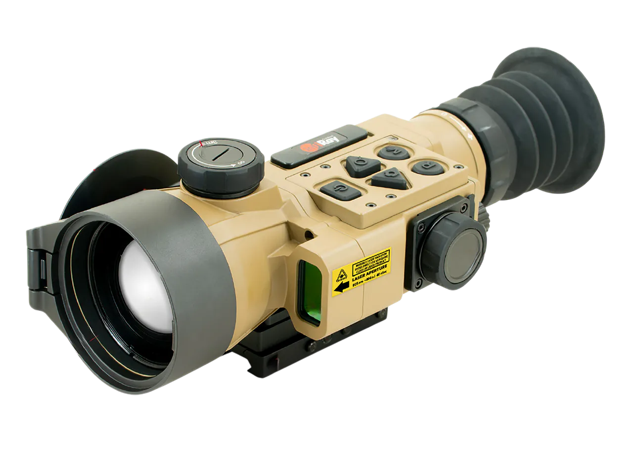 iRay USA HCH50R RICO Hybird Compact Black/Flat Dark Earth Cerakote 3.5x 50mm 8x Zoom 640x480, 10 Microns, 60/30Hz Resolution