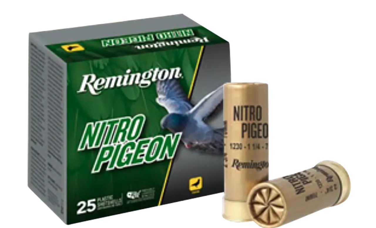 Remington Ammunition R28681 Nitro Pigeon 12Gauge 2.75" 7.5Shot 25 Per Box/10 Case