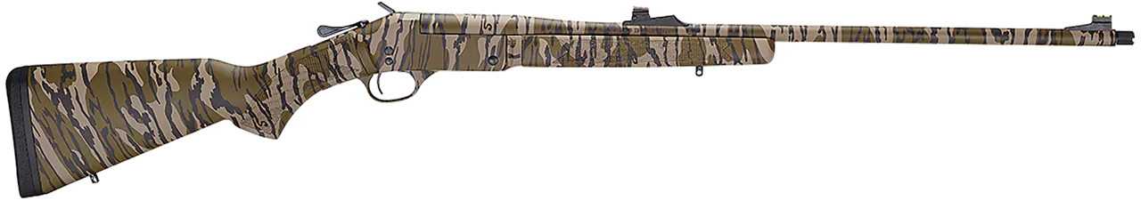 Henry H015T410 Turkey  Full Size 410 Gauge Break Open 3" 1rd 26" Mossy Oak Bottomland Single Shot Barrel, Drilled & Tapped Steel Receiver, Fixed Mossy Oak Bottomland Wood Stock, Right Hand