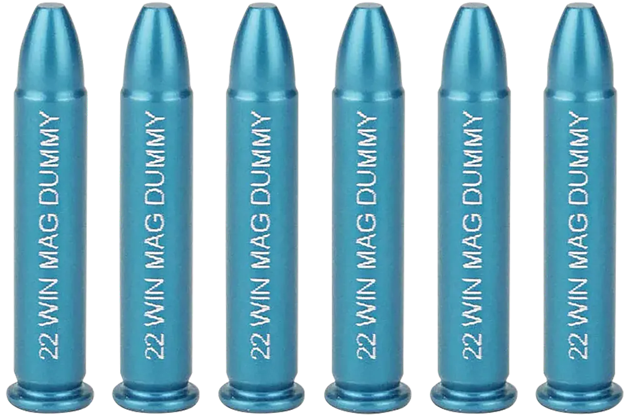 A-Zoom 12204 Rimfire Action Proving Dummy Rounds 22WMR 6Pack
