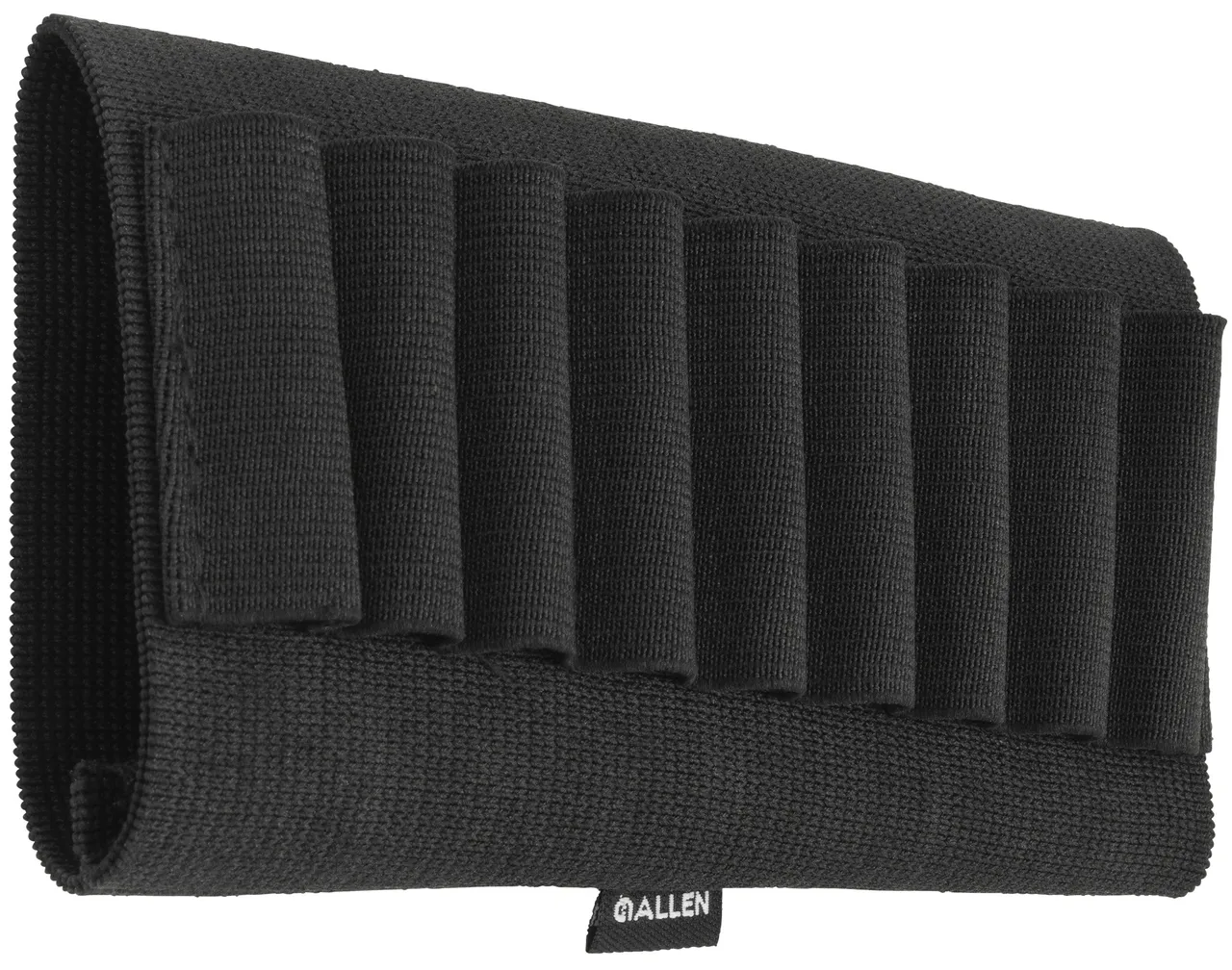 Allen 206 Rifle Cartridge Holder 9rd Black Elastic Buttstock Mount