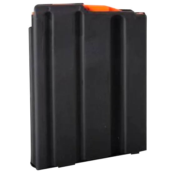 DuraMag 5X23041188CPD SS 5rd 223 Rem/300 Blackout/5.56x45mm NATO for AR-15 Black w/ Orange Follower Detachable