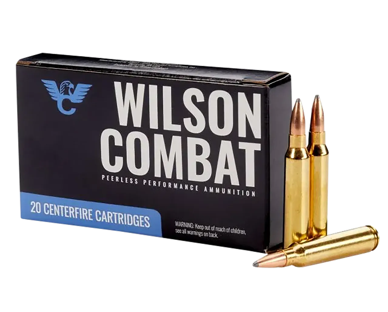 Wilson Combat A22365SBT 223Rem 65gr Sierra GameKing Spitzer Boat Tail 20 Per Box/10 Case