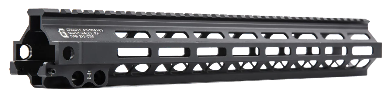 Geissele Automatics 05-286B Super MK8 M-Lok Rail AR15/M16/M4 Rifle Aluminum Black 15"
