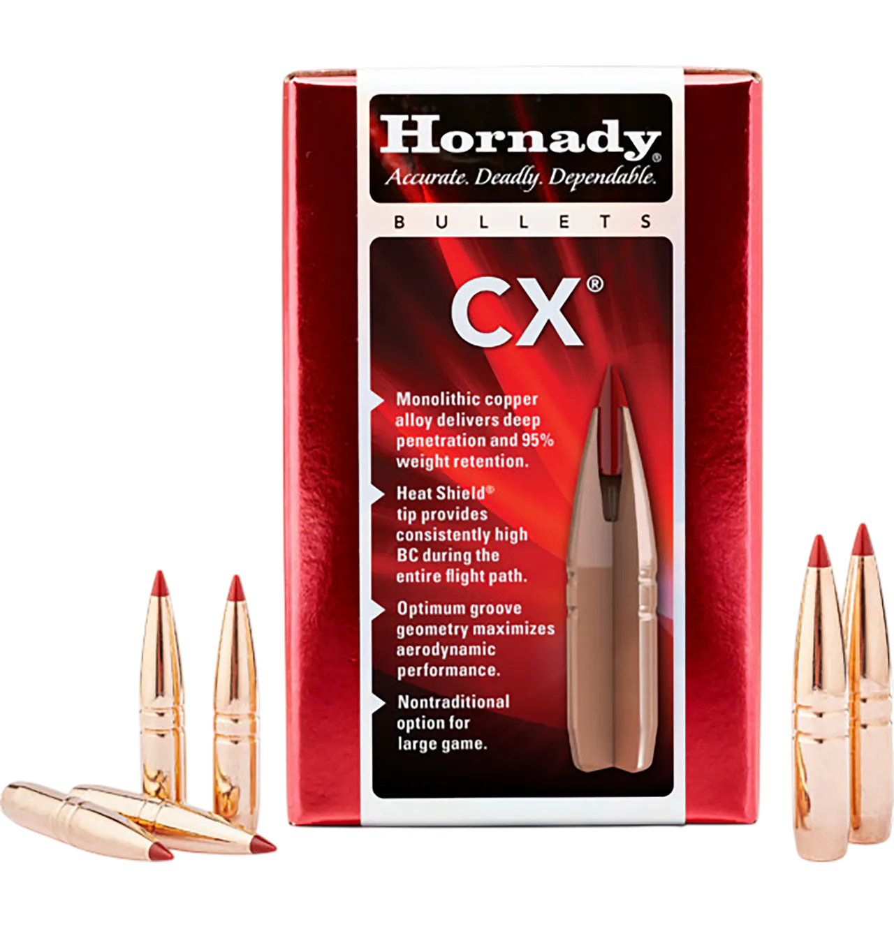 Hornady 22765 CX 25Cal 65gr 50 Per Box/40Case