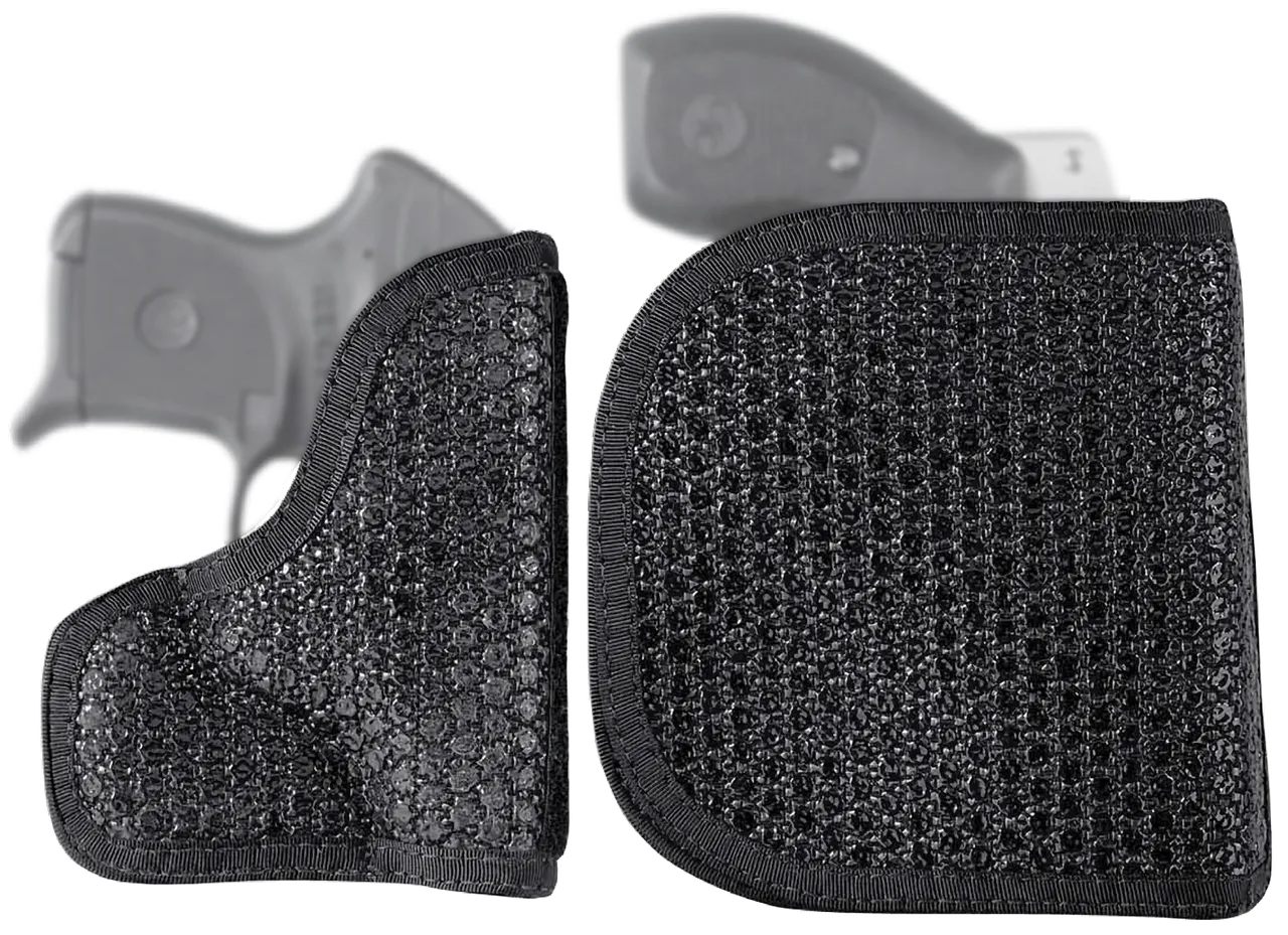 DeSantis Gunhide M44BJR8Z0 Super Fly  Black Rubberized Fabric Pocket Fits Kahr P380 Ambidextrous