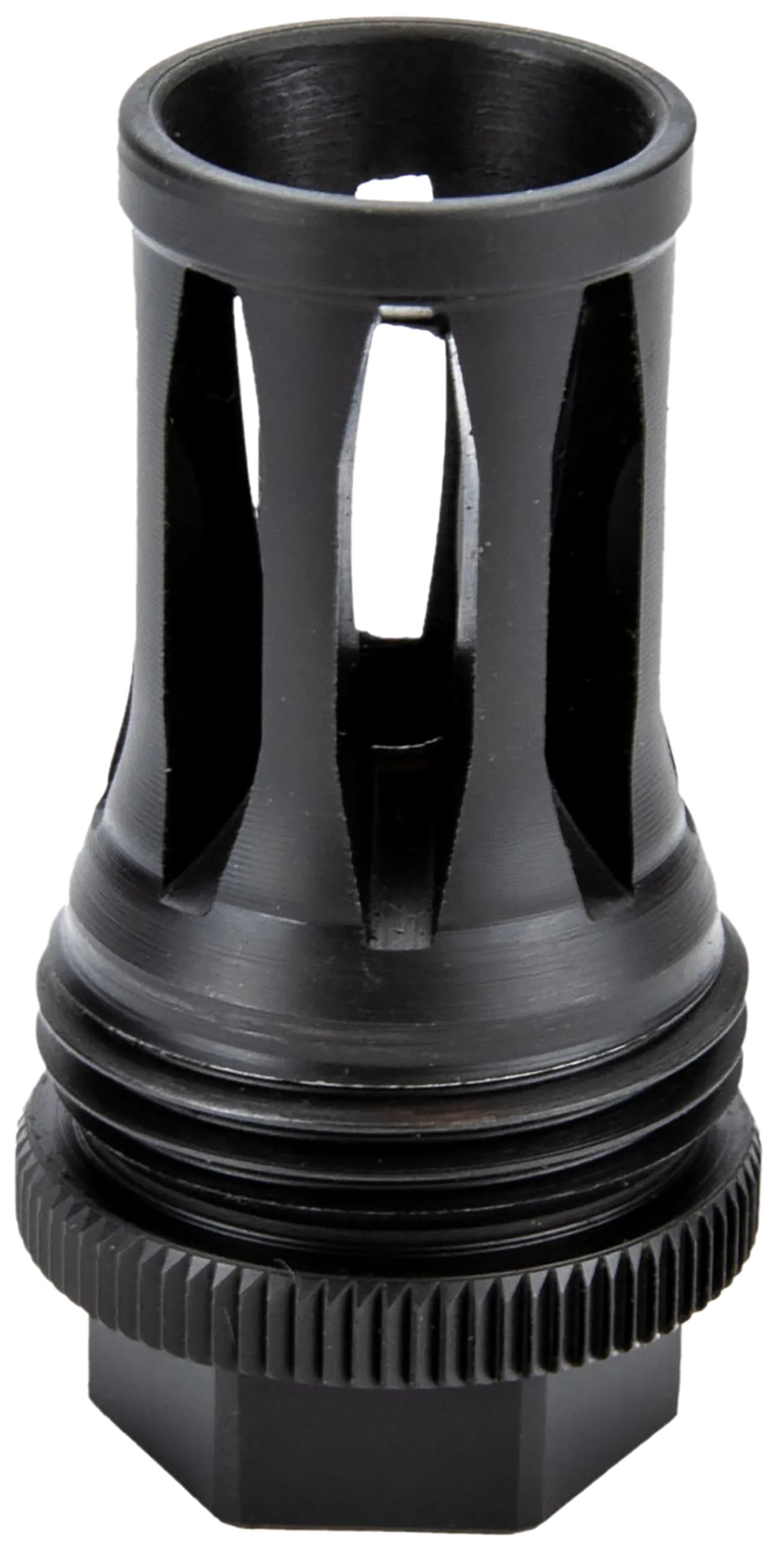Kgm Suppressors A-QD-FH-S-2 Quick Detach Flash Hider Black Nitride Steel 5/8"x24 Threads
