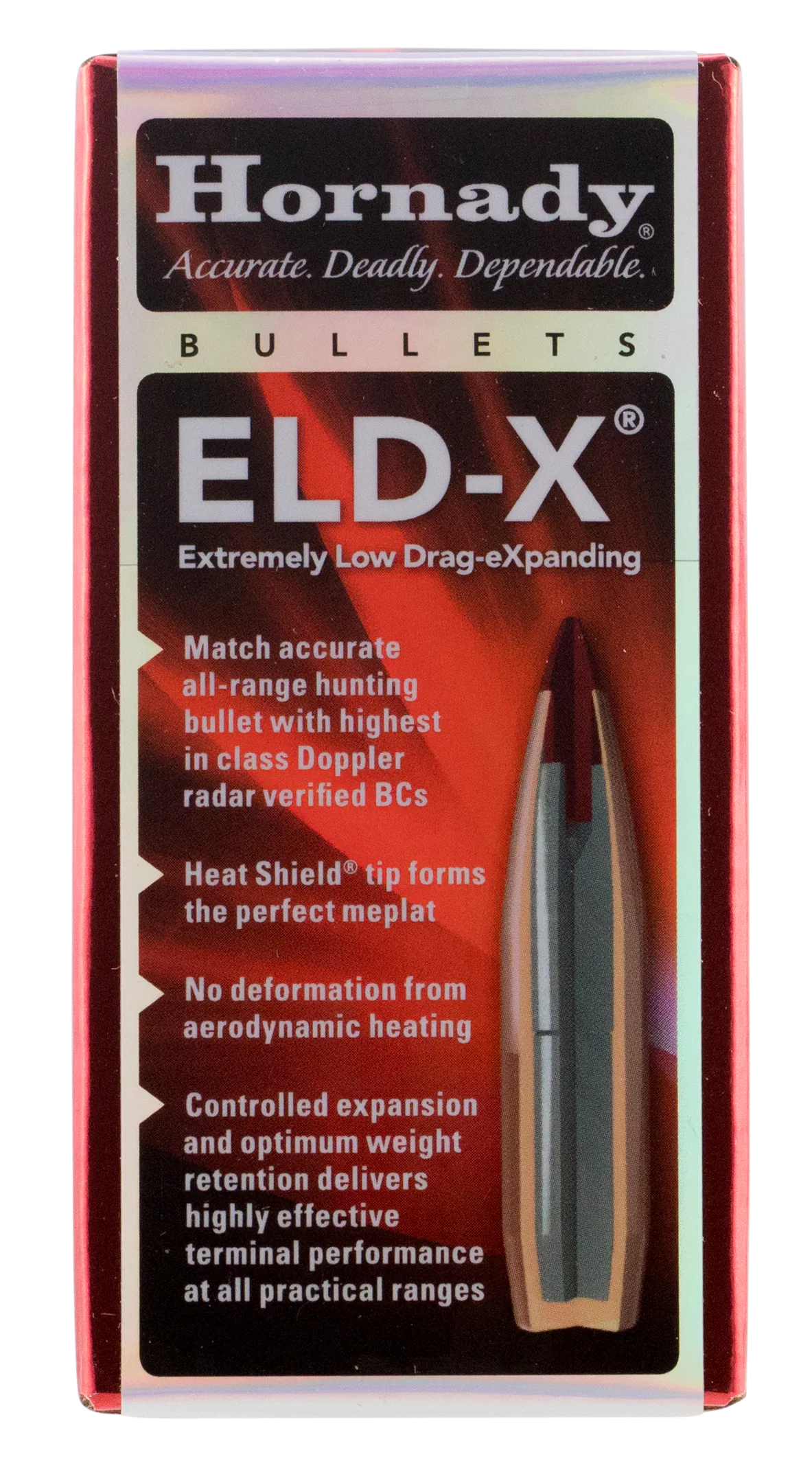 Hornady 25418 ELD-X  25 Cal .257 110 gr Extremely Low Drag eXpanding 100 Per Box/ 25 Case