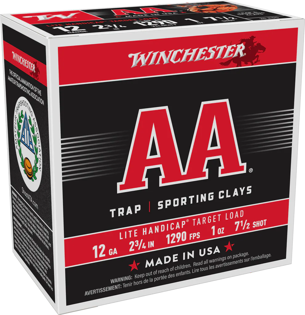 Winchester Ammo AAHLA127 AA Lite Handicap Target 12Gauge 2.75" 1oz 7.5Shot 25 Per Box/10 Case