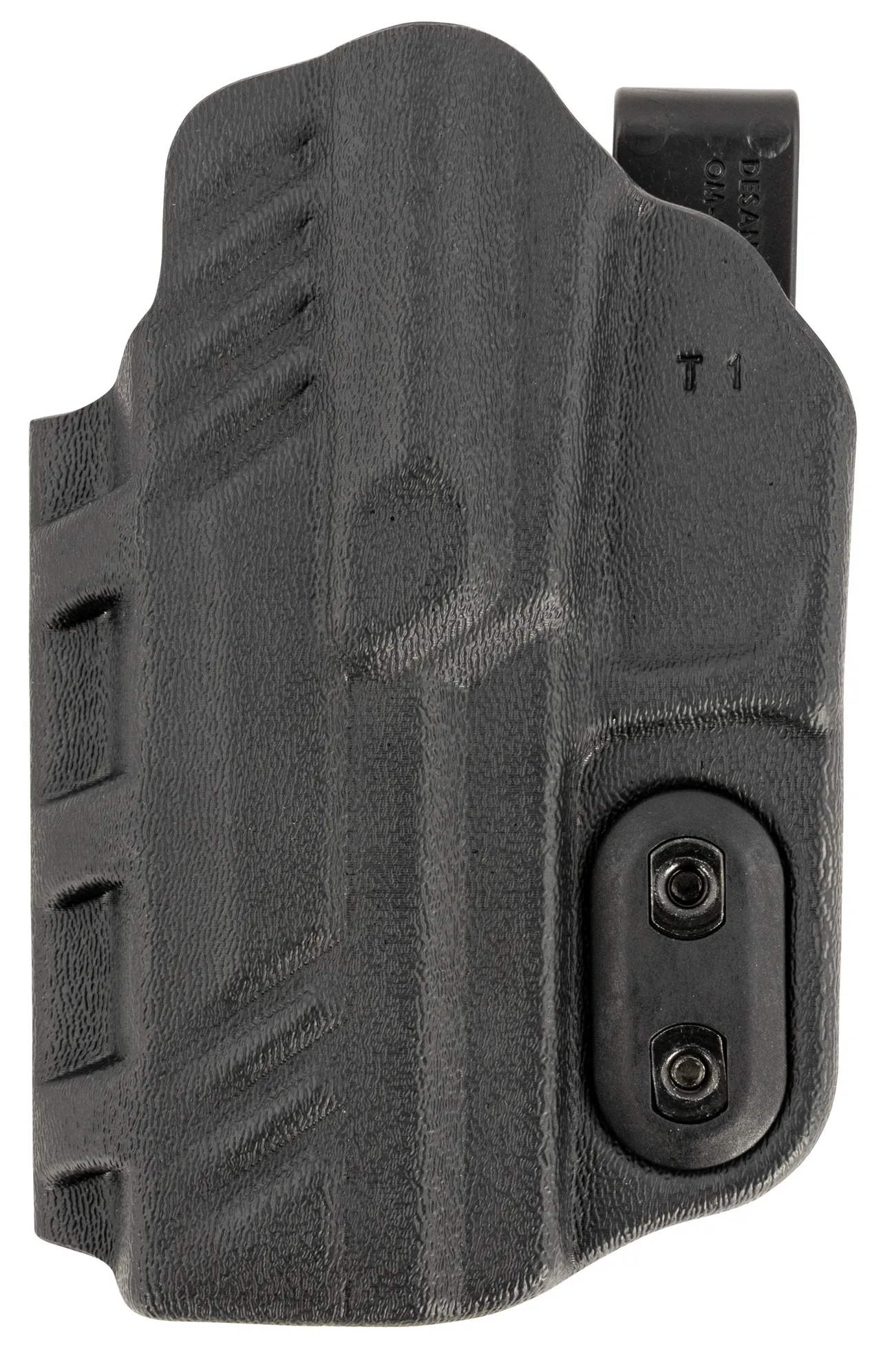 DeSantis Gunhide 137KJT1Z0 Slim-Tuk IWB Black Kydex Belt Clip Fits Sig P320 Belt 1.75" Wide Ambidextrous