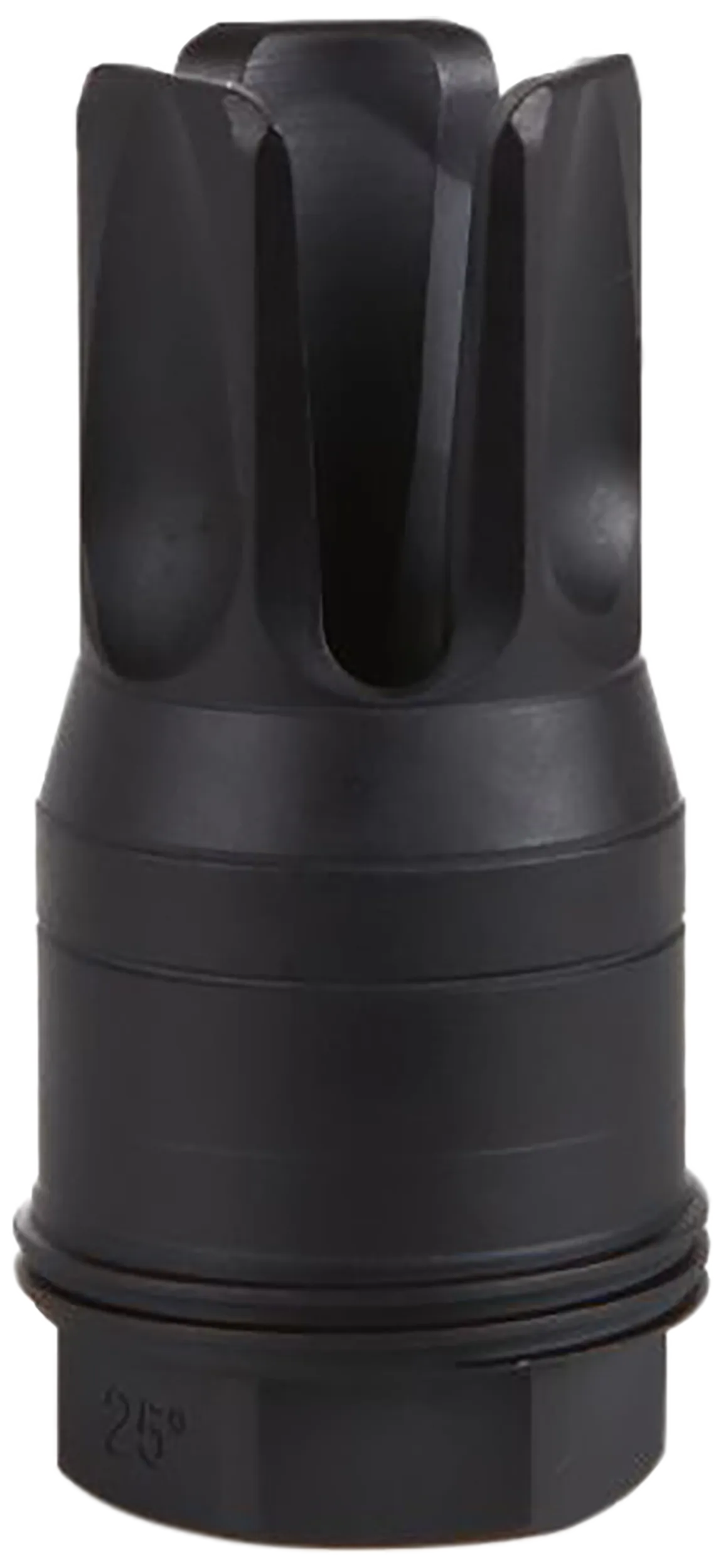 Sig Sauer SL55612X2825DEGF Clutch-Lok QD Flash Hider Black Stainless Steel with 1/2"x28 tpi 2.10" OAL for 5.56mm Sig Taper Lok Barrels