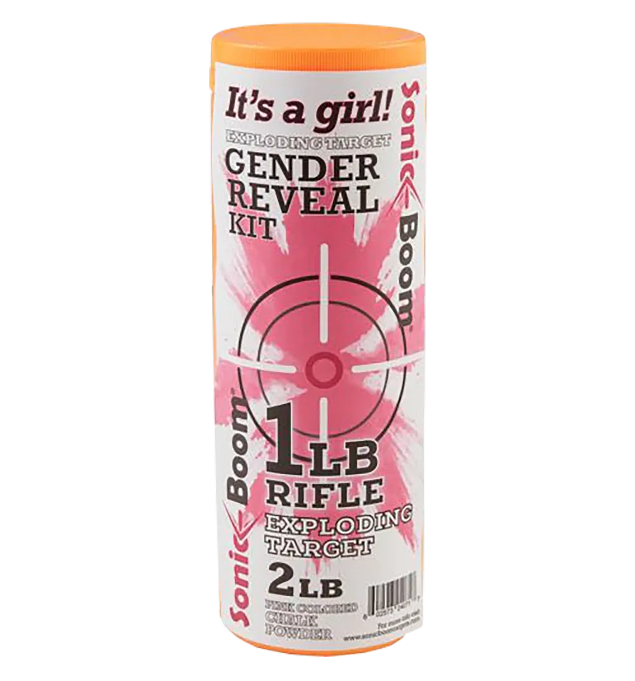 Sonic Boom/jerent SBTGRGIRL  Gender Reveal Kit Rifle Firearm 1 lb Girl