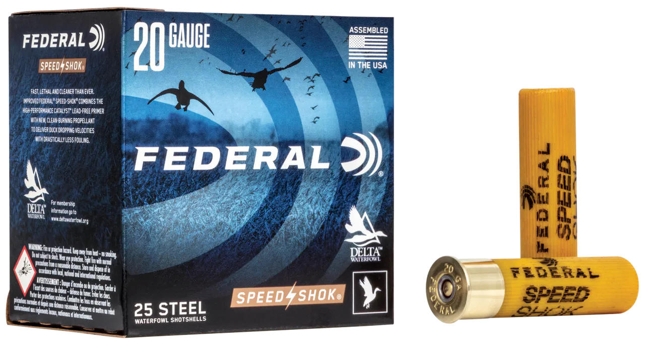 Federal WF2094 Speed-Shok  20Gauge 3" 7/8oz 4Shot 25 Per Box/10 Case