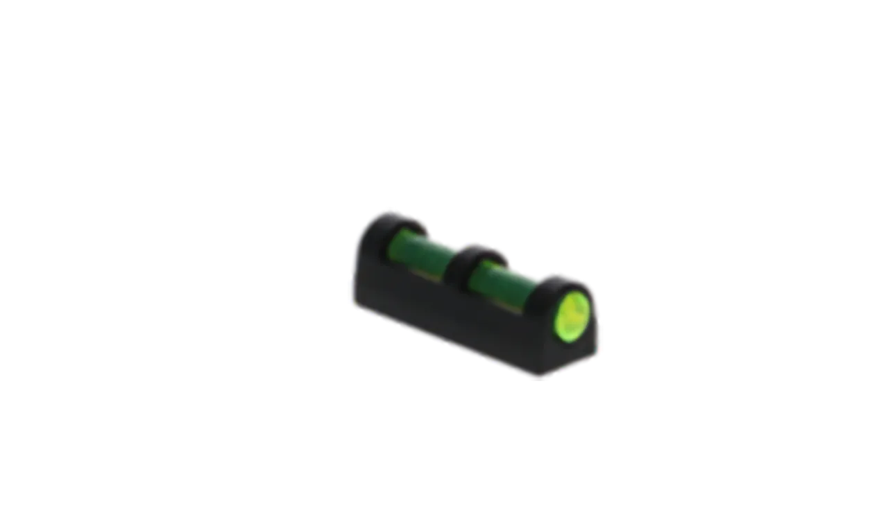 Truglo TG947UG Long Bead Universal Metal Shotgun w/Vent & 6-48 Base Rib Fiber Optic Green Black