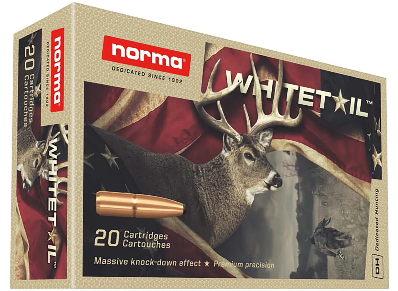 Norma Ammunition 20171512 Dedicated Hunting Whitetail 7mmRemMag 150gr Pointed Soft Point 20 Per Box/10 Case