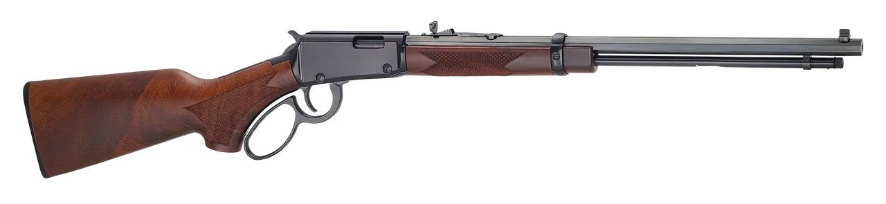 Henry H001TPG22M Western Frontier 22 WMR 13+1 20" Blued Octagon Barrel, Black Aluminum Grooved Receiver, American Walnut Fixed w/Pistol Grip Stock