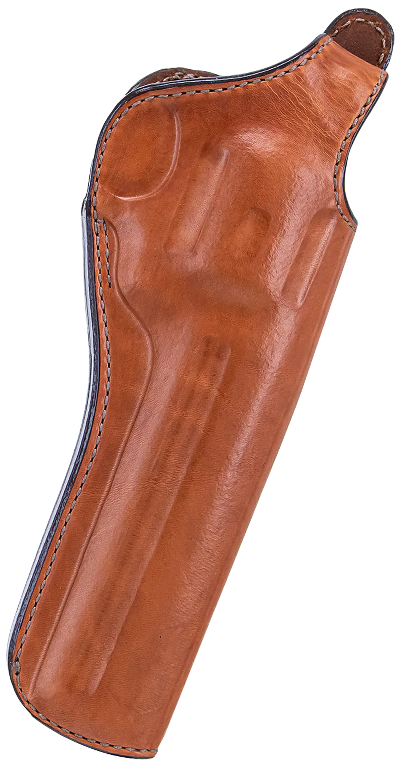 Bianchi 12678 111 Cyclone Belt Holster Size 03 OWB Open Bottom Style made of Leather with Tan Finish, Strongside/Crossdraw & Belt Loop Mount Type fits 4" Barrel S&W K-Frame for Right Hand