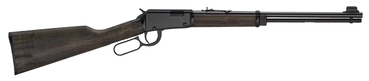 Henry H001GG22M Garden Gun  22 WMR Shotshell 12+1 18.50" Blued Smooth Bore Barrel, Black Aluminum Grooved Receiver, Black Ash Straight Grip Wood Stock