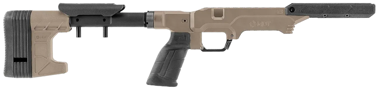 Mdt Sporting Goods Inc 114636FDE The Worker LSS Gen3 Flat Dark Earth Fits Remington 700 Short Action
