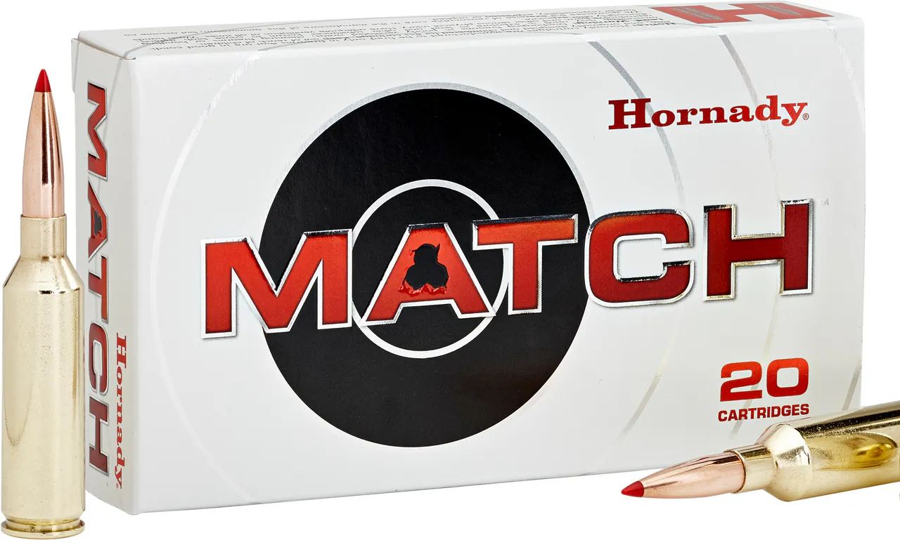 Hornady 81620 Match  6.5PRC 147gr Extremely Low Drag Match 20 Per Box/10 Case