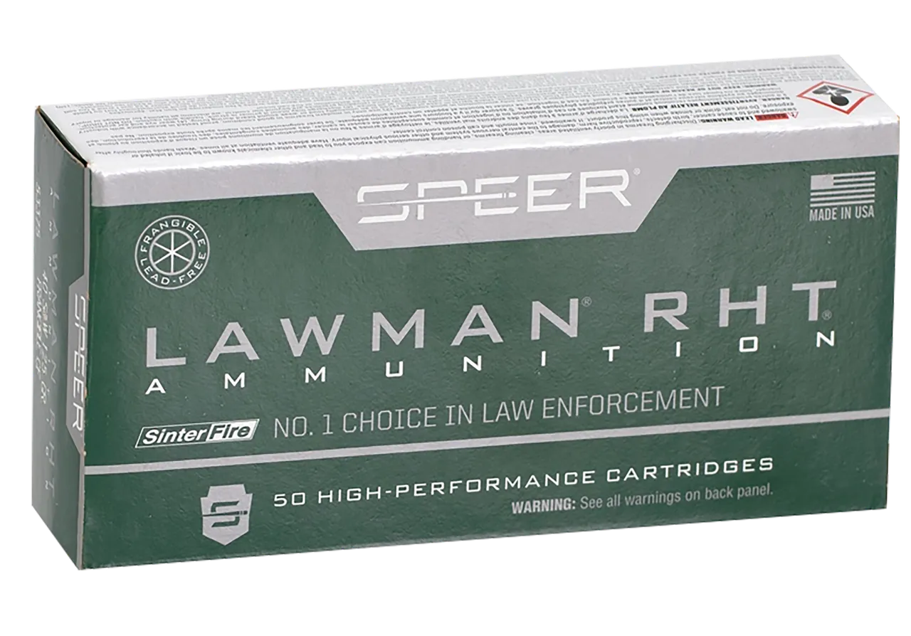 Speer 53375 Lawman Training RHT 40S&W 125gr SinterFire Frangible 50 Per Box/20 Case