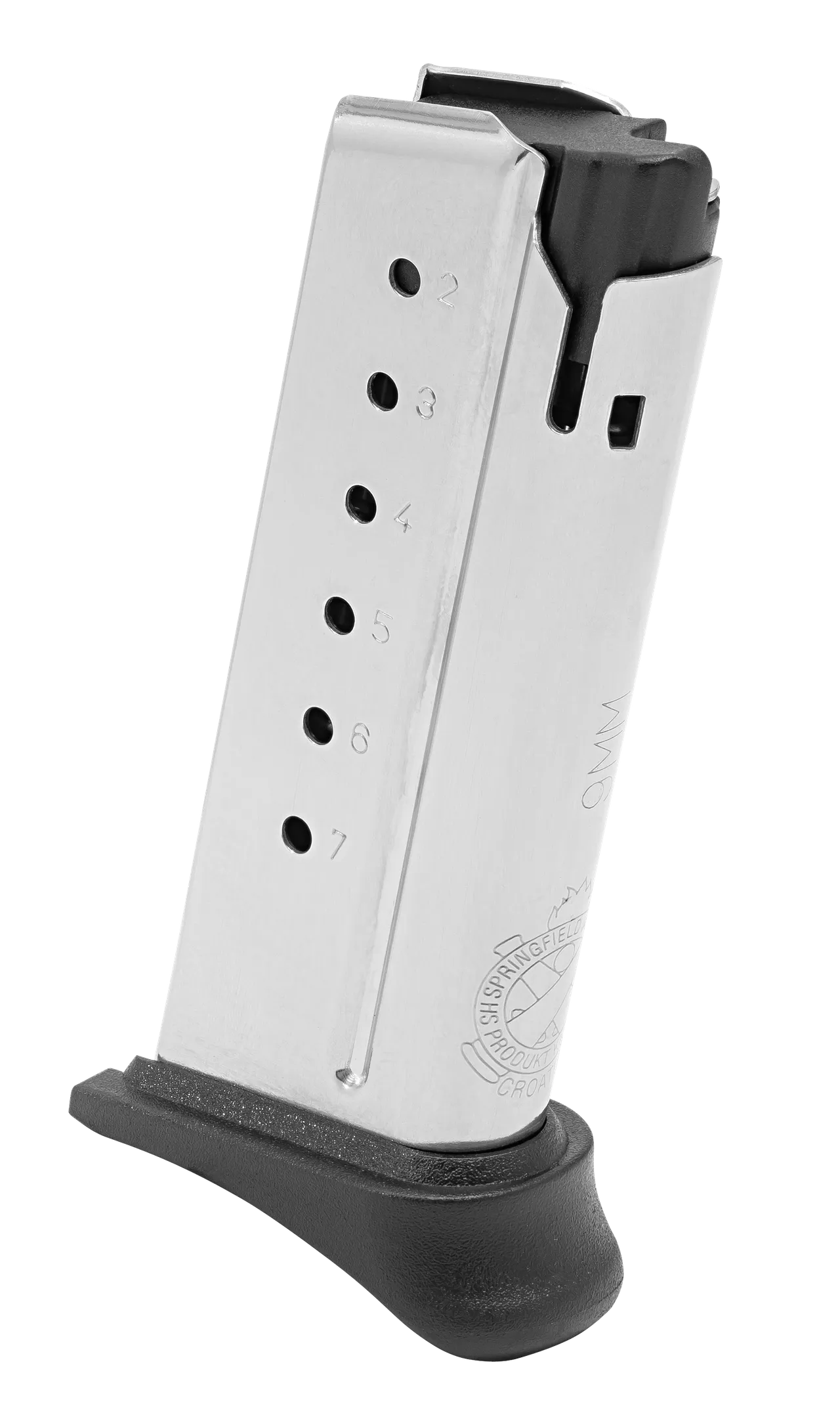 Springfield Armory XDS0907H XD-S Mod2 7rd Hook Floor Plate 9mm Luger Stainless Steel