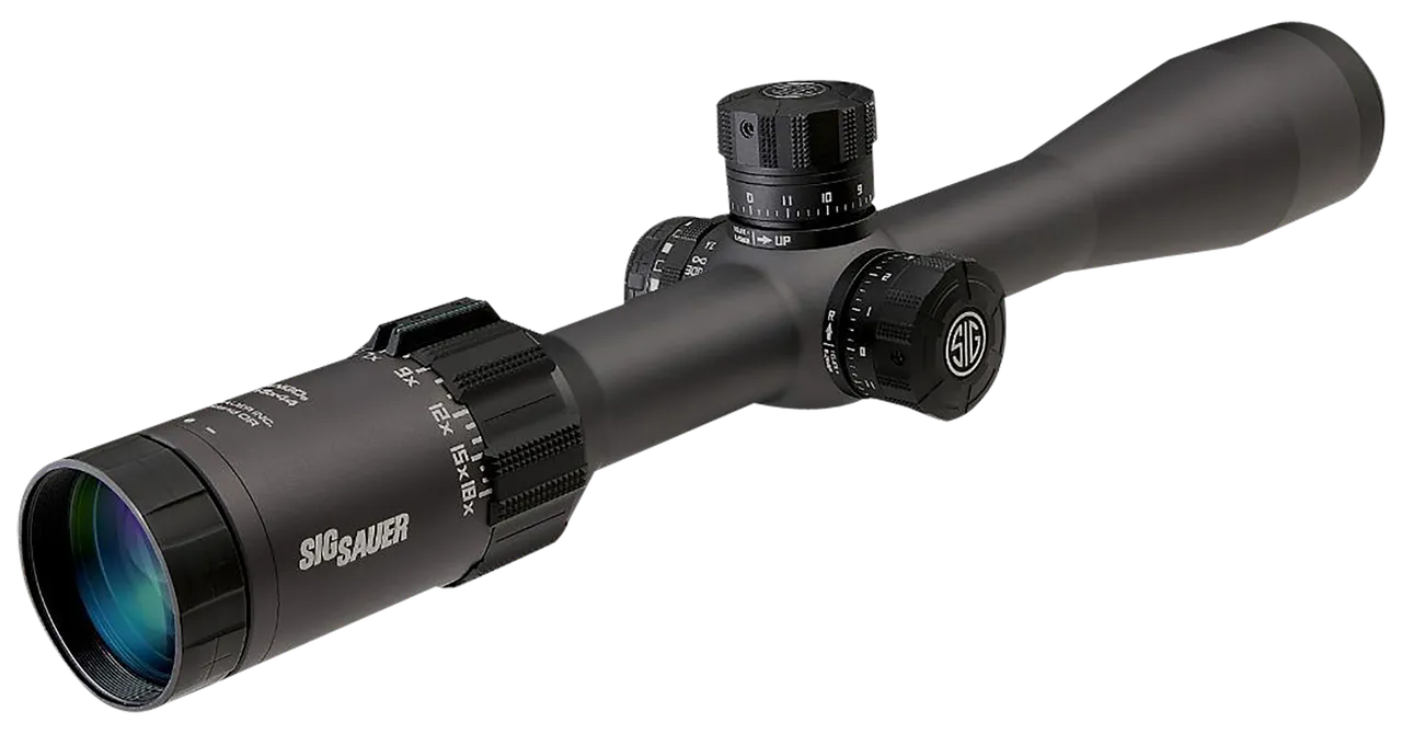 Sig Sauer Electro-Optics SOTD63112 Tango-DMR Black 3-18x44mm, 34mm Tube Illuminated MRAD Milling 2.0 Reticle
