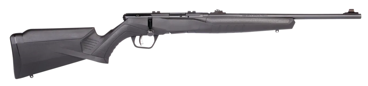 Savage Arms 70214 B Series F Compact 22 LR 10+1 18" Matte Black Button Rifled Barrel, Matte Black Drilled & Tapped Carbon Steel Receiver, Matte Black Fixed Synthetic Stock, Right Hand