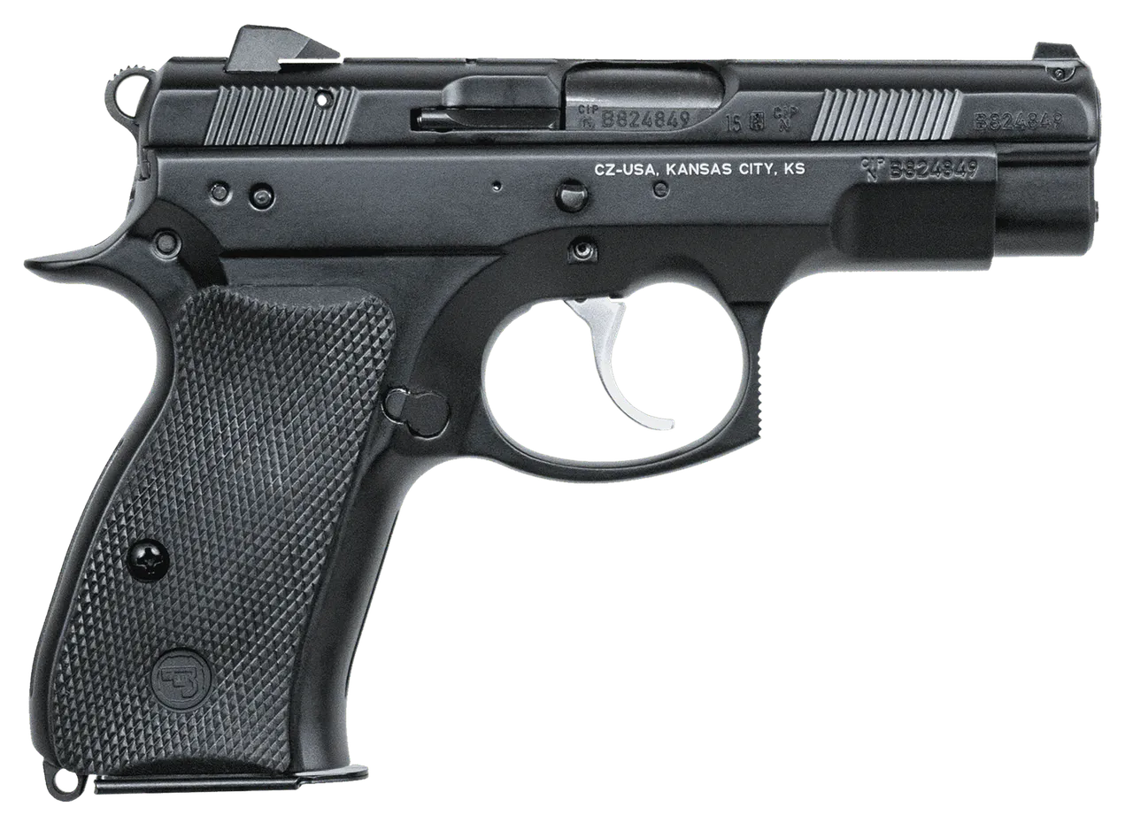 CZ-USA 01194 75D PCR Compact Frame 9mm Luger 10+1 3.75" Black Steel Barrel, Black Steel Serrated Slide, Black Polycoat Aluminum Frame w/Beavertail, Black Rubber Grip, Right Hand