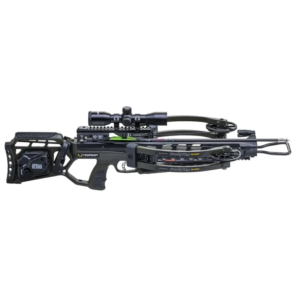 Ten Point Phantom Decock ACUdraw De-Cock Pro-View 400 Scope Moss Green