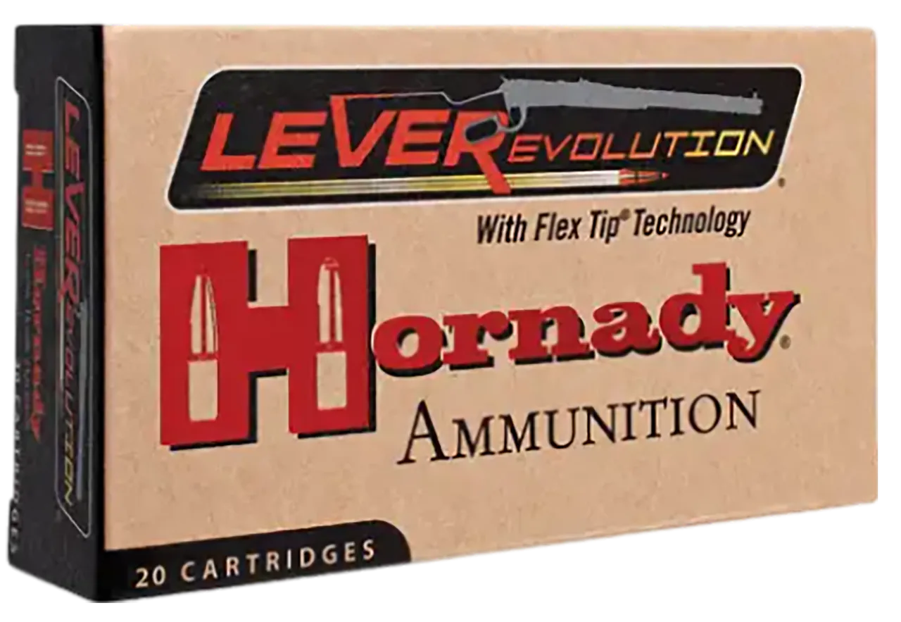 Hornady 82747 LEVERevolution 45-70Gov 325gr Flex Tip eXpanding 20 Per Box/10 Case