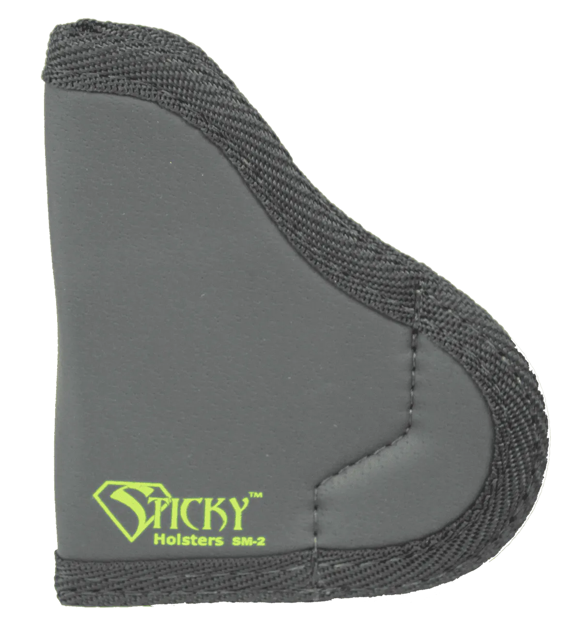 Sticky Holsters SM2 SM-2 IWB Size 2 Black/Green Latex Free Rubber Fits Ruger LCP/.380 Semi-Auto/Taurus P238 Fits Up To 2.50" Barrel Ambidextrous