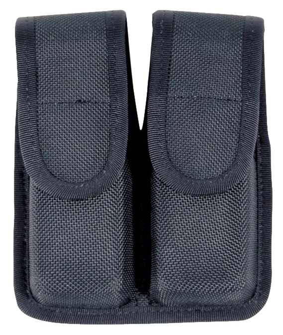 Blackhawk 44A000BK Double Mag Pouch  Black Cordura Compatible w/Single Stack/9mm/40/45