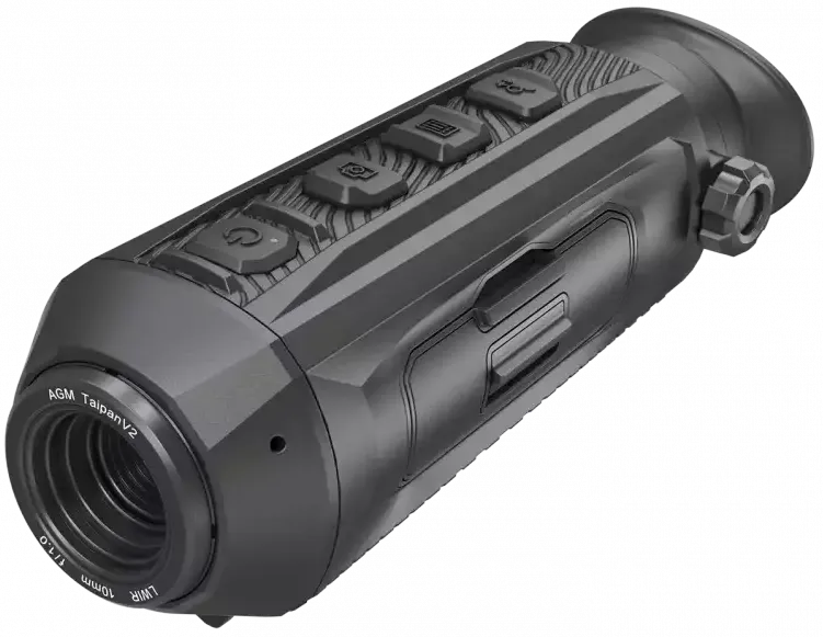 AGM Global Vision TAIP15-256-2 Taipan V2 Thermal Monocular Black 2x/4x/9x/17.50x 256x192, 50 Hz Resolution