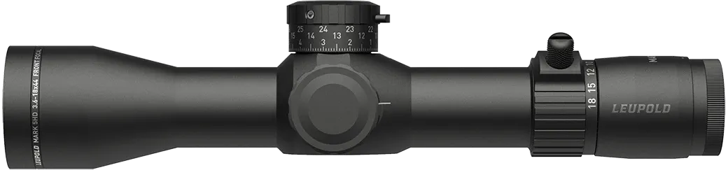 Leupold 180726 Mark 5HD  Black Matte Black 3.6-18x 44mm 35mm Tube PR1-MIL Reticle First Focal Plane