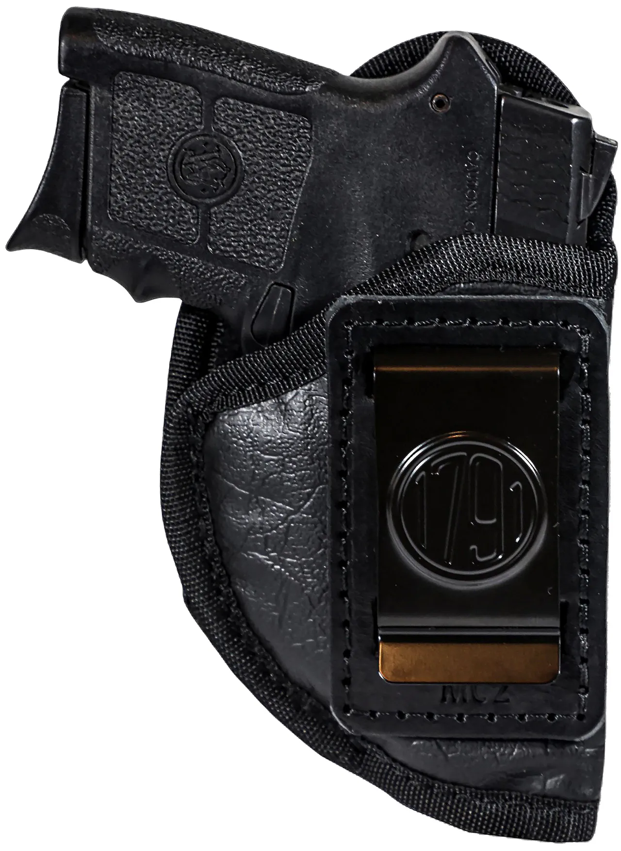 1791 Gunleather ECOMC2BLKR EcoCarry IWB Small Black Right Hand
